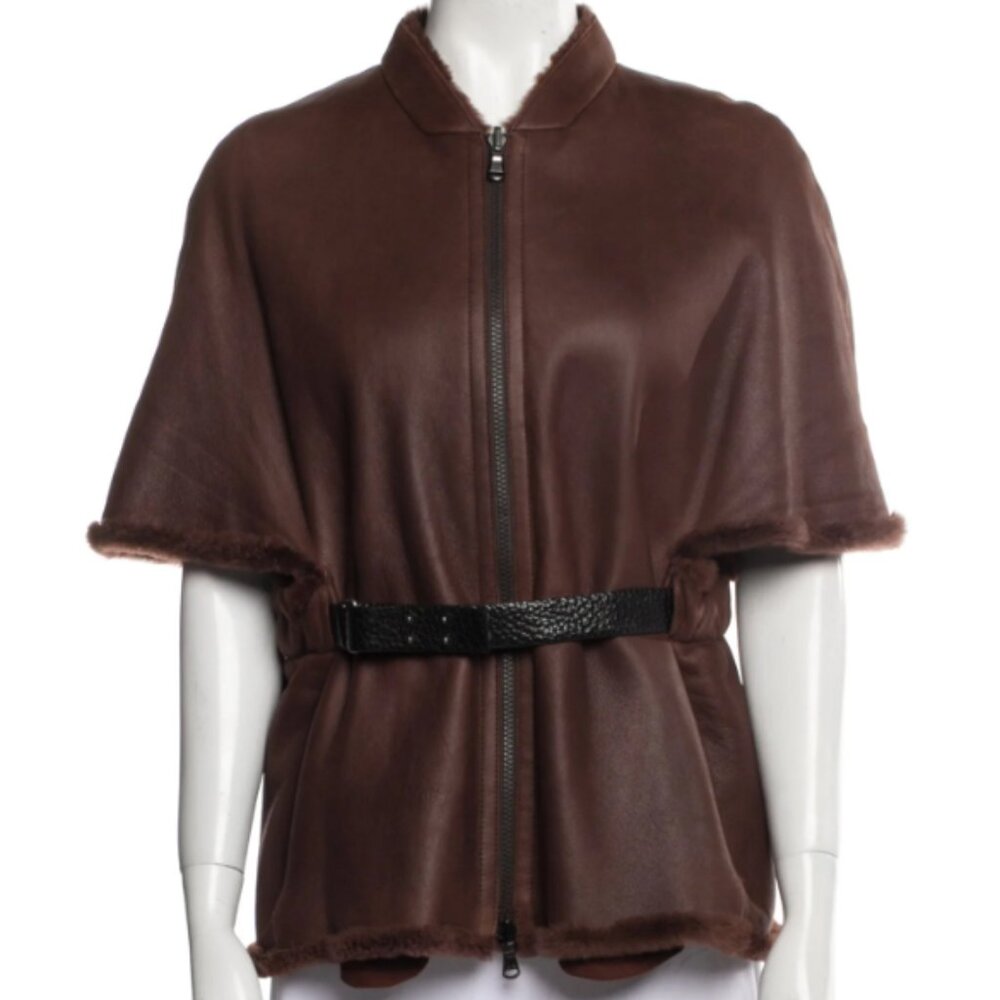 BRUNELLO CUCINELLI Leather Jacket